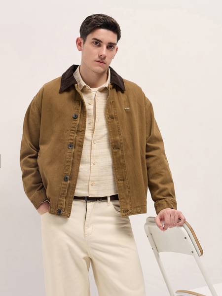 THE BEAR HOUSE Full Sleeve Solid Men Jacket