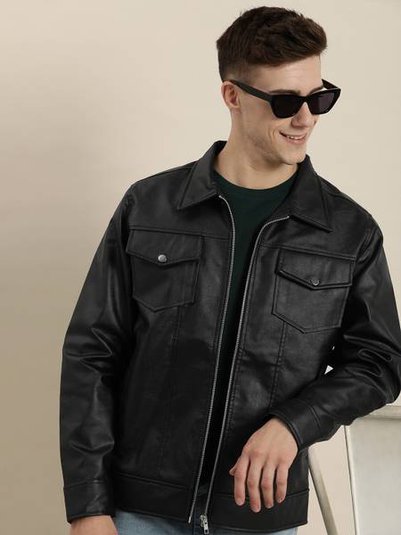 HERE&NOW Full Sleeve Solid Men Jacket