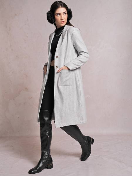 Tokyo Talkies Full Sleeve Solid Women Jacket