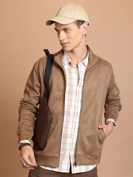 HIGHLANDER Full Sleeve Self Design Men Jacket