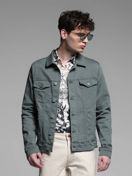 JACK & JONES Full Sleeve Solid Men Jacket