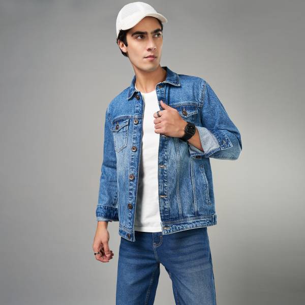 SF Jeans by Pantaloons Full Sleeve Solid Men Jacket