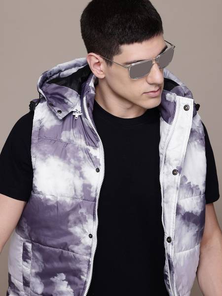 Roadster Sleeveless Printed Men Jacket