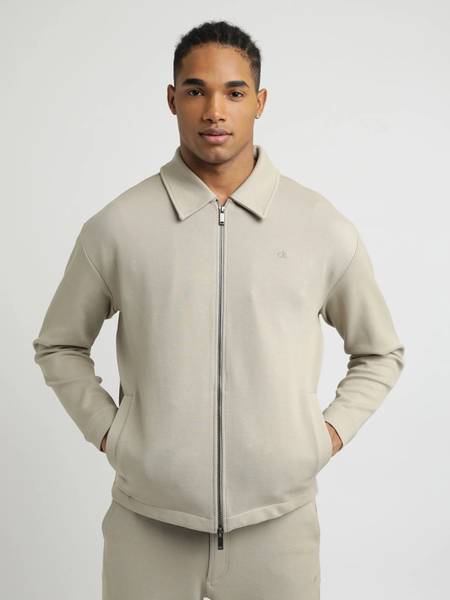 Calvin Klein Jeans Full Sleeve Solid Men Jacket