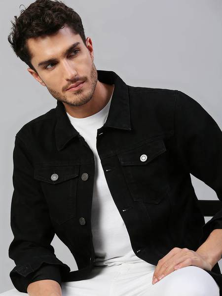 METRONAUT Full Sleeve Solid Men Denim Jacket