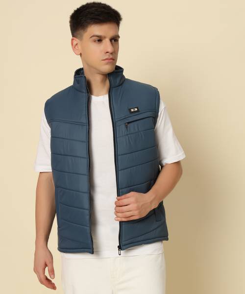 HEMLOCK Sleeveless Solid Men Jacket