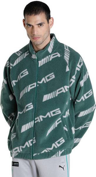 Puma full sleeve solid men fleece jacket store