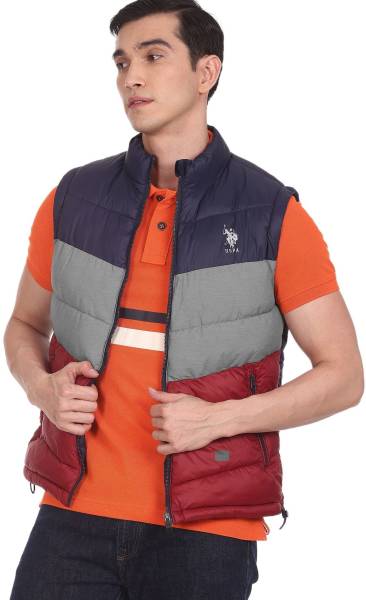 U.S. POLO ASSN. Full Sleeve Colorblock Men Jacket