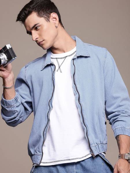 Roadster Full Sleeve Solid Men Jacket