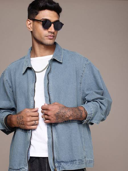 Roadster Full Sleeve Solid Men Jacket