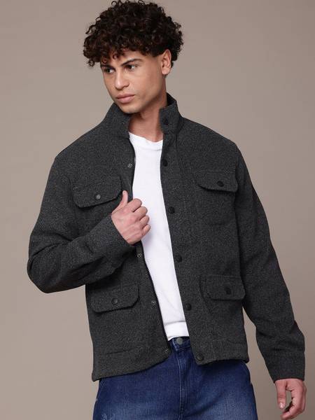 Roadster Full Sleeve Solid Men Jacket