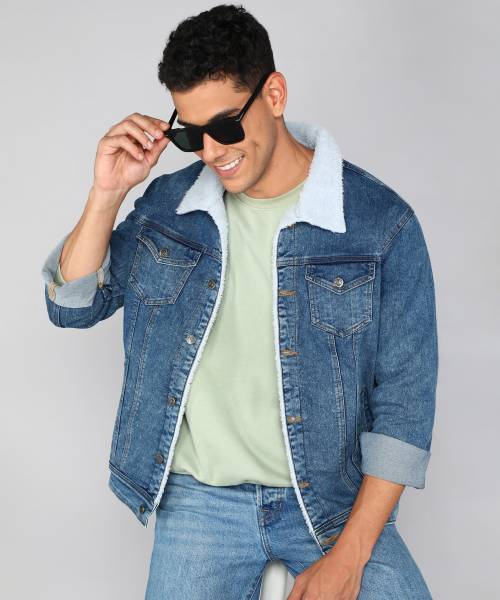FTX Full Sleeve Solid Men Denim Jacket Price History