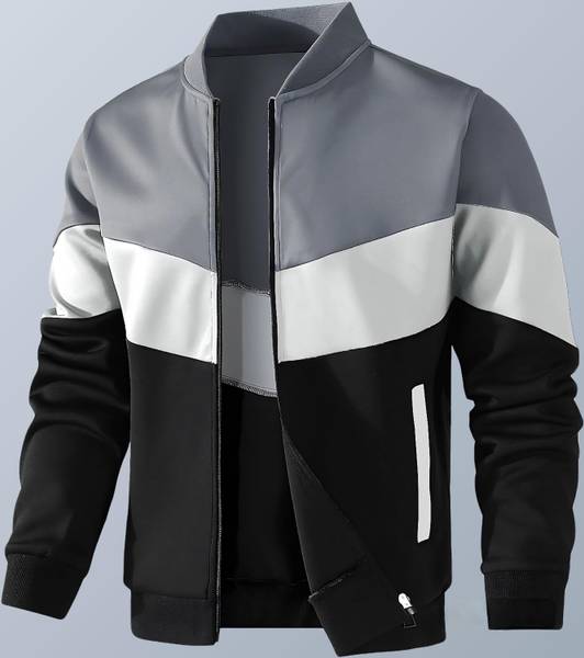 Risemax Full Sleeve Colorblock Men Jacket