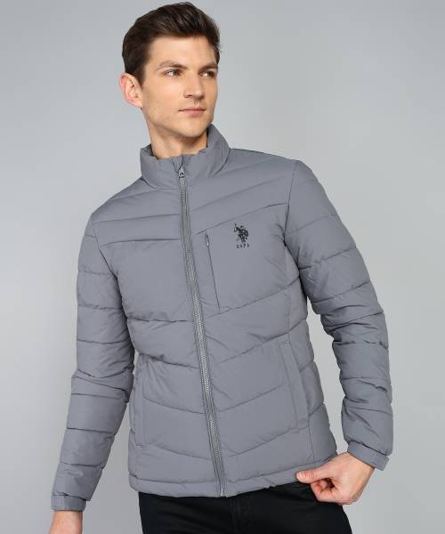 Us polo assn full hotsell sleeve solid men's jacket