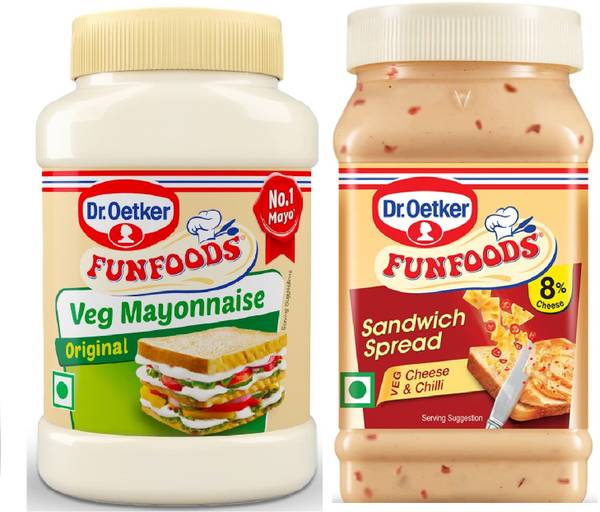 FUN FOOD Veg Mayonnaise & Cheese Chilli Combo 500 g