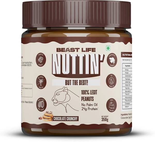 BeastLife Chocolate Peanut Butter with No Palm Oil