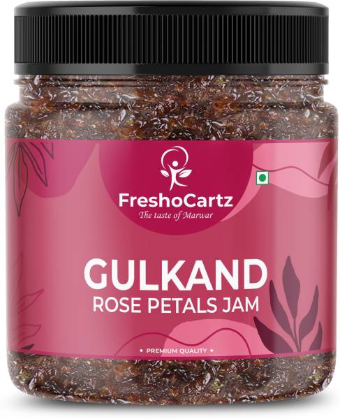 FreshoCartz Organic Gulkand (Made with Rose Petals and Mishri) | Rose Petal Jam 1 kg