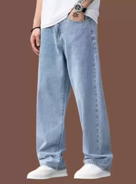 R.Code by The Roadster Life Co. Jogger Fit Men Light Blue Jeans