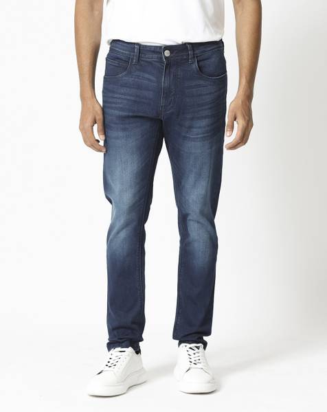 RARE RABBIT Regular Men Dark Blue Jeans