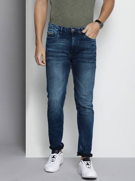 The Indian Garage Co. Slim Men Blue Jeans