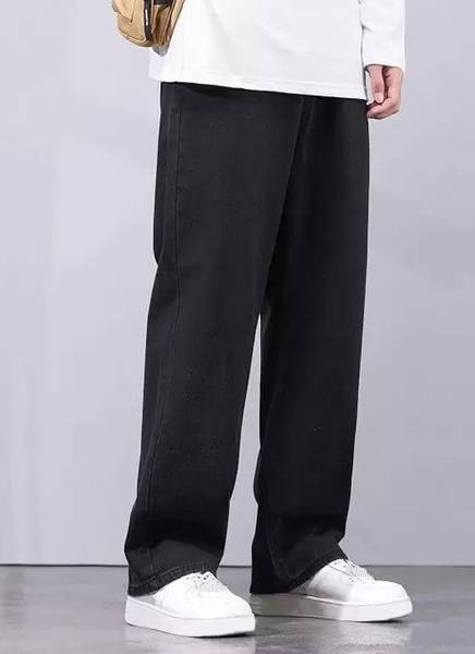 METRONAUT Loose Fit Men Black Jeans