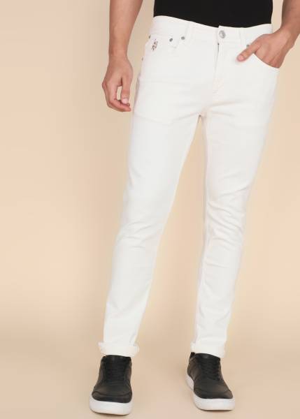 U.S. Polo Assn. Denim Co. Slim Men White Jeans