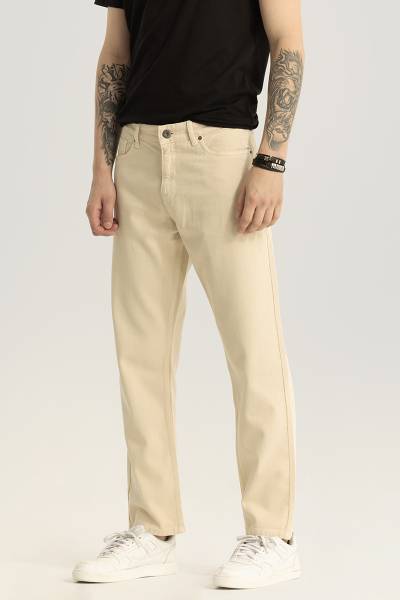 Snitch Boyfriend Men Beige Jeans