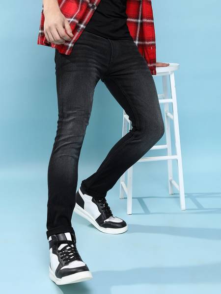HIGHLANDER Slim Men Black Jeans