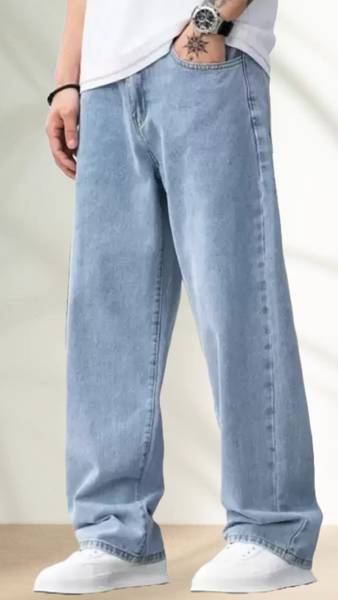 mevan Loose Fit Men Light Blue Jeans