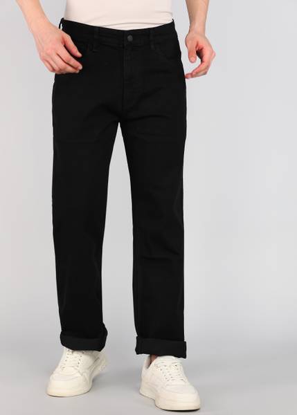 Roadster Regular Men Black Jeans