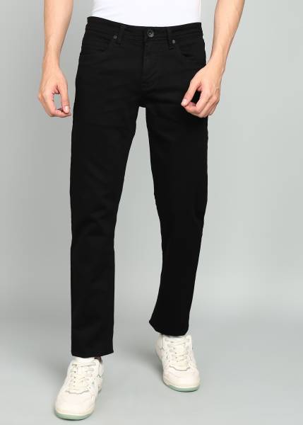 INTEGRITI Slim Men Black Jeans