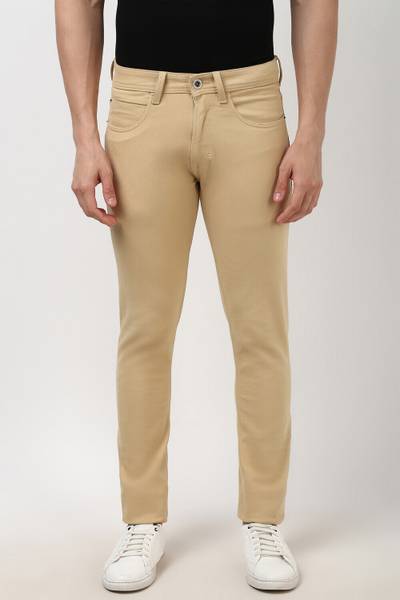PETER ENGLAND Skinny Men Beige Jeans