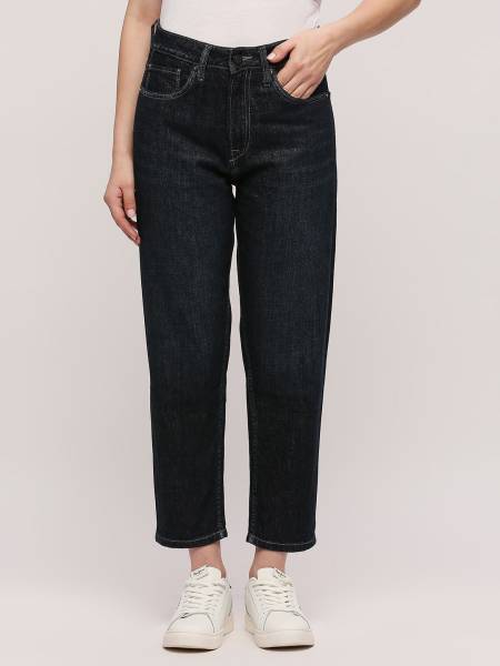 Pepe Jeans Tapered Fit Women Black Jeans