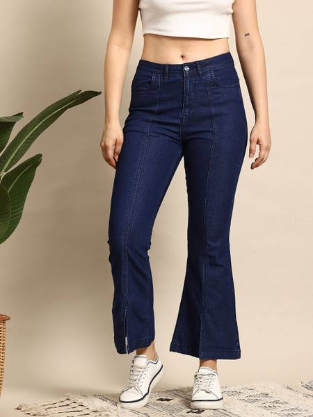 Mast & Harbour Boot-Leg Women Blue Jeans