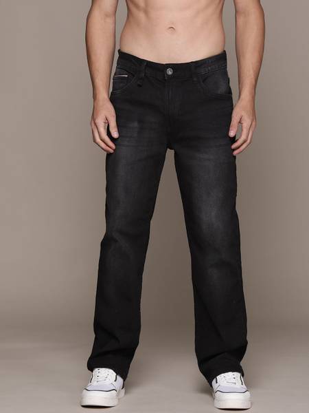 Roadster Straight Fit Men Black Jeans