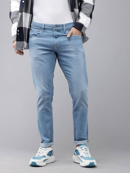 Spykar Slim Men Light Blue Jeans