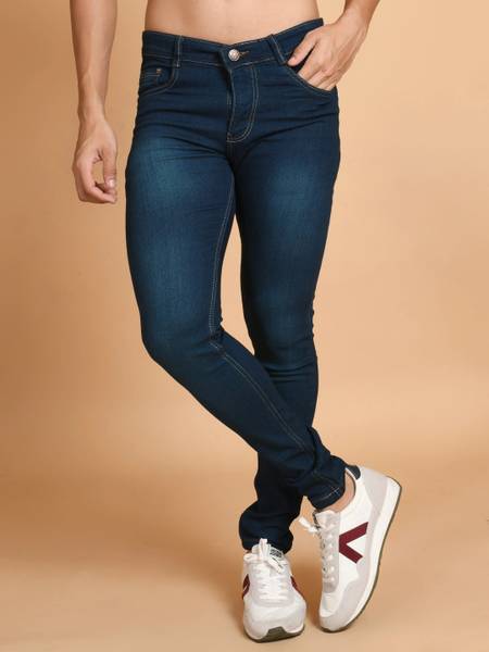 RASSO Slim Men Blue Jeans
