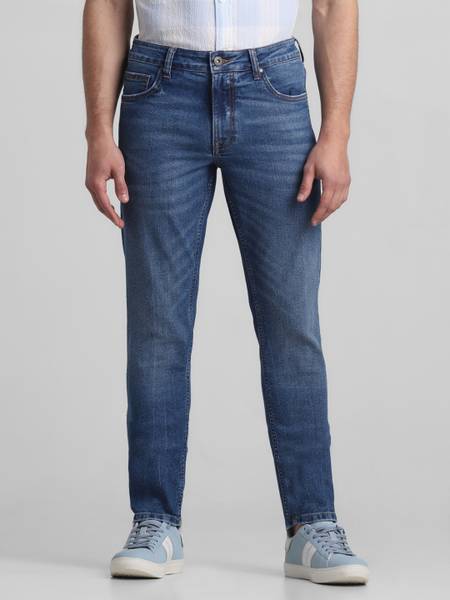 JACK & JONES Slim Men Blue Jeans