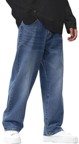 London Hills Loose Fit Men Blue Jeans