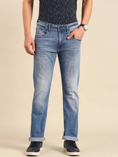 BEING HUMAN Straight Fit Men Light Blue Jeans