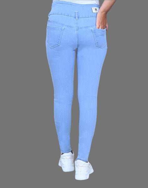 AADVI ENTERPRISE Skinny Women Light Blue Jeans