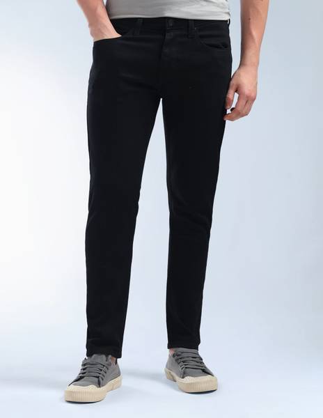 FLYING MACHINE Slim Men Black Jeans