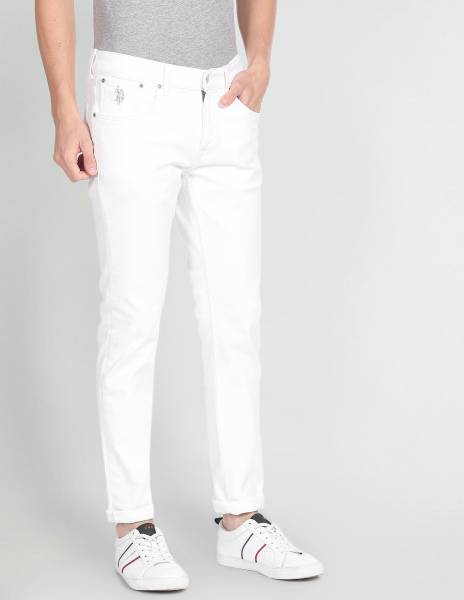 U.S. Polo Assn. Denim Co. Regular Men White Jeans