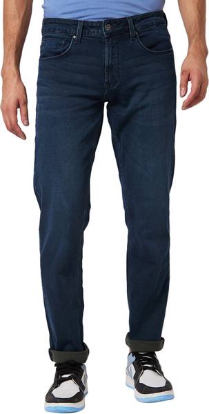 Spykar Regular Men Dark Blue Jeans
