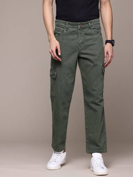 Roadster Relaxed Fit Men Green Jeans