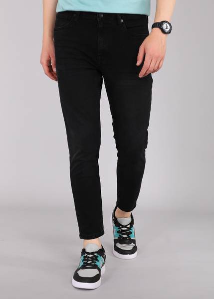 FLYING MACHINE Tapered Fit Men Black Jeans