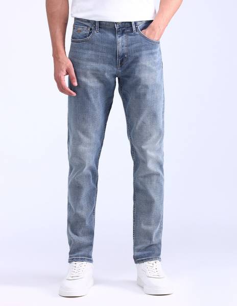 FLYING MACHINE Slim Men Blue Jeans