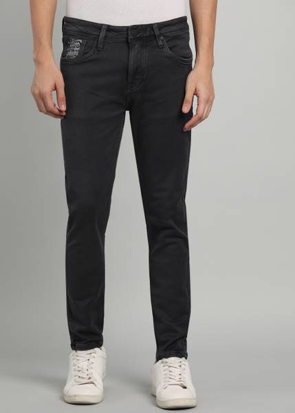 INTEGRITI Slim Men Black Jeans