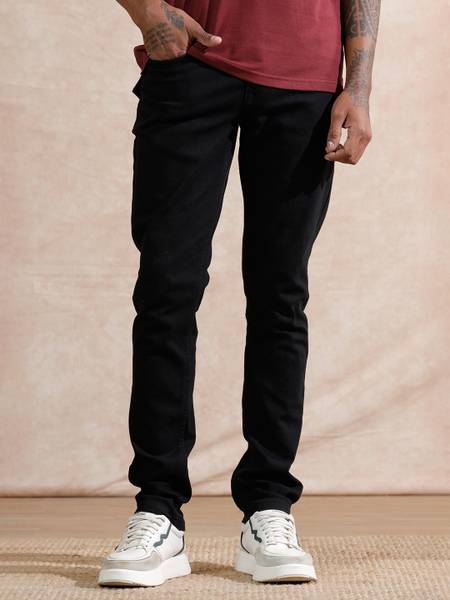 WROGN Slim Men Black Jeans
