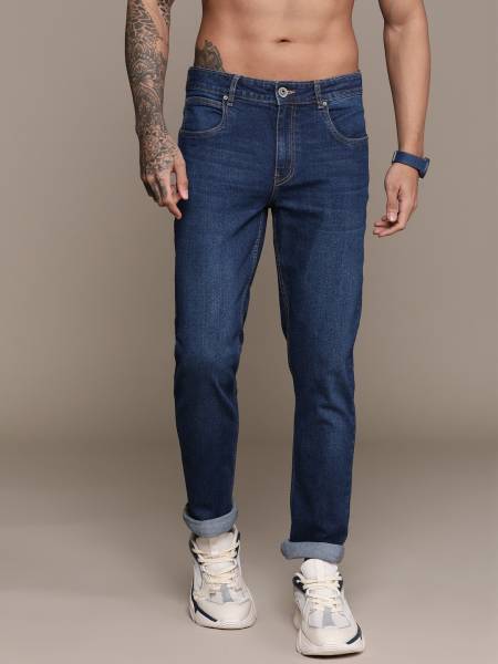 Roadster Slim Men Dark Blue Jeans